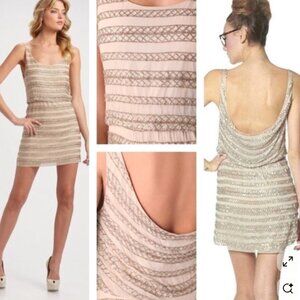 Alice + Olivia beaded mini dress